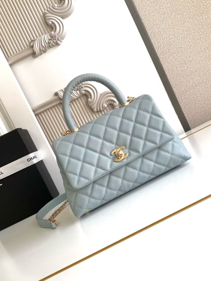 Ch**el top handle bags